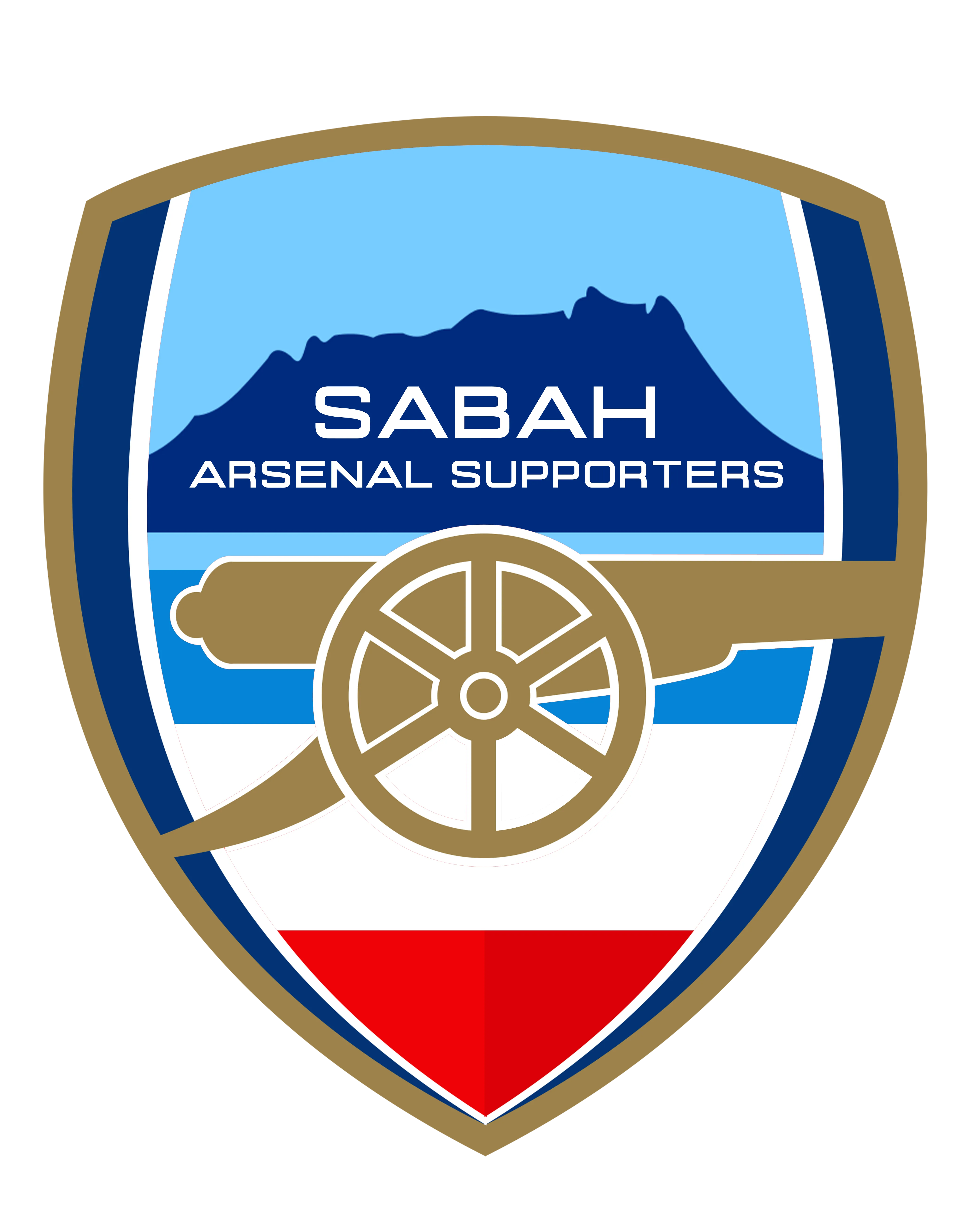 Logo Sabah Arsenal Supporters Football Team